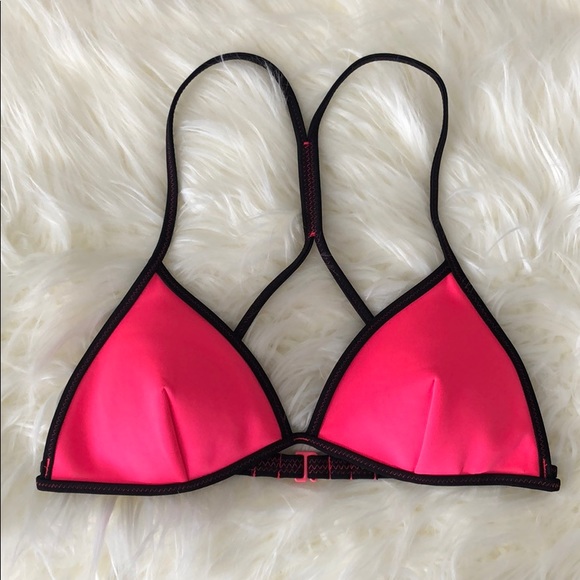 Victoria's Secret Other - Pink and Black Triangle Bikini Top Victoria's Secret Other - Pink and Black Triangle Bikini Top